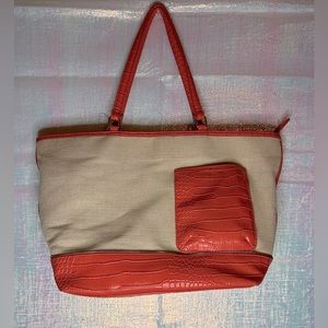 Olivia + Joy New York HandBag & Shoulder Bag  Color Orange
